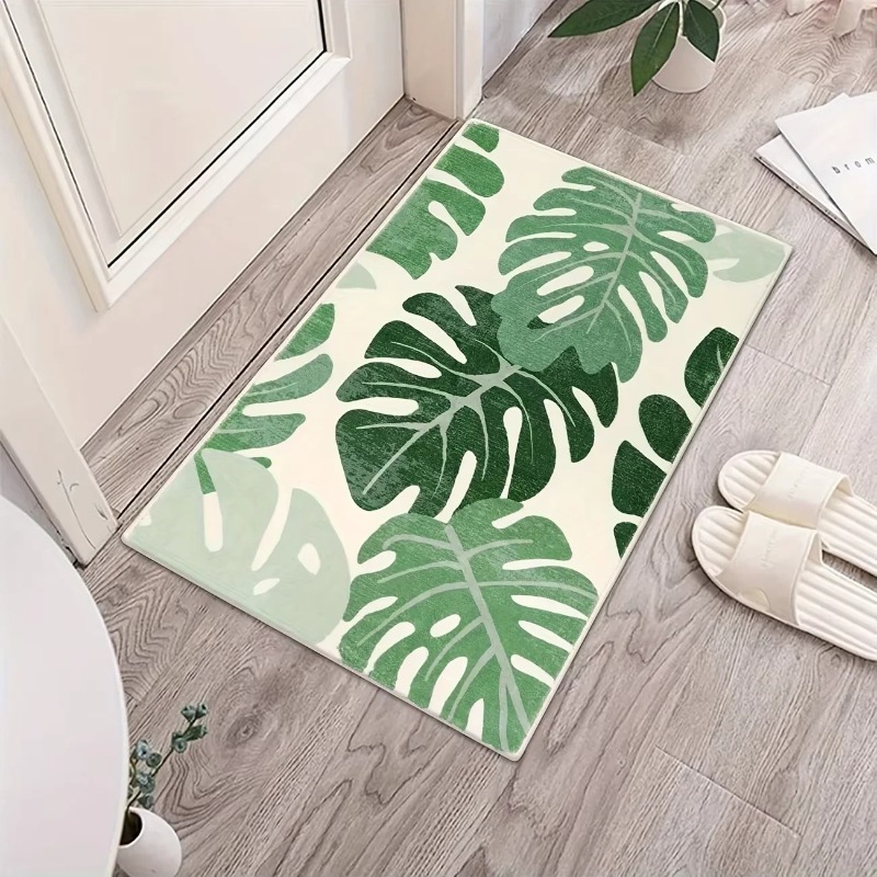 Bamboo Bath Mat - Tartaruga apoiado de bambu impresso pequeno