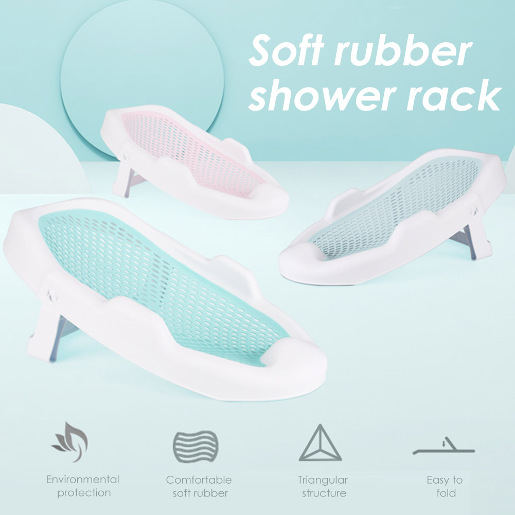 Bamboo Bath Mat - Recém-nascido Ajustável Bath Net Seat Almofada