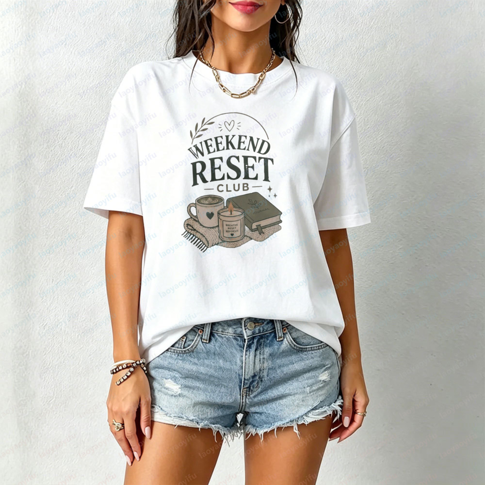 Health Wellness Club - Camiseta Feminina Weekend Reset Club para