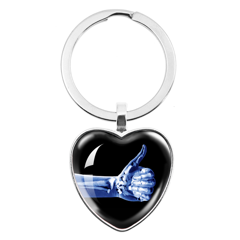 Xbody Health & Wellness Functional Integrative Medicine Office & Medical Spa Reviews - X-Ray Film Peach Coração Keychain, Imagem