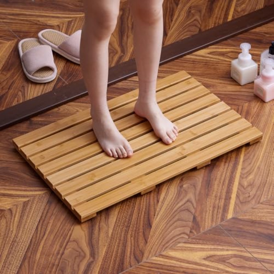 Bamboo Bath Mat - Tapete de Banho de Bambu para