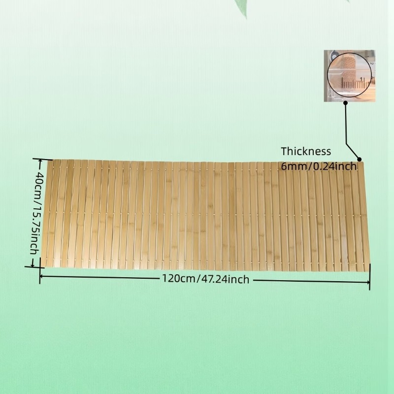 Tapete de Banho Grande de Bamb - Bamboo Bath Mat avaliação e preço