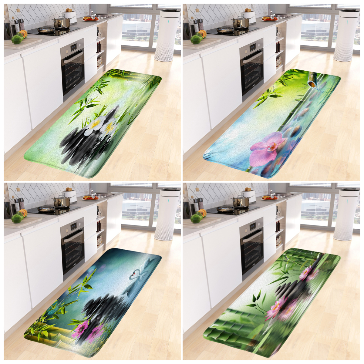 Tapete De Banho De Bambu Verde - Bamboo Bath Mat avaliação e preço