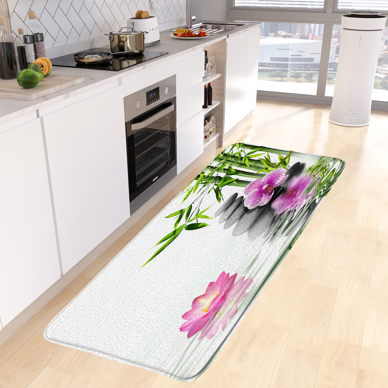 Tapete De Banho De Bambu Verde - Bamboo Bath Mat avaliação e preço