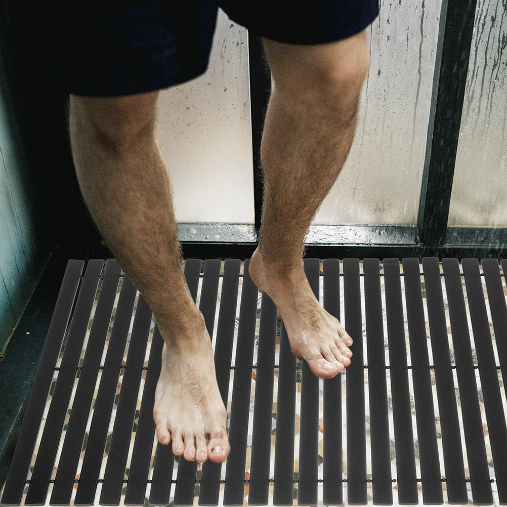 Tapete de Banho Antiderrapante - Bamboo Bath Mat avaliação e preço