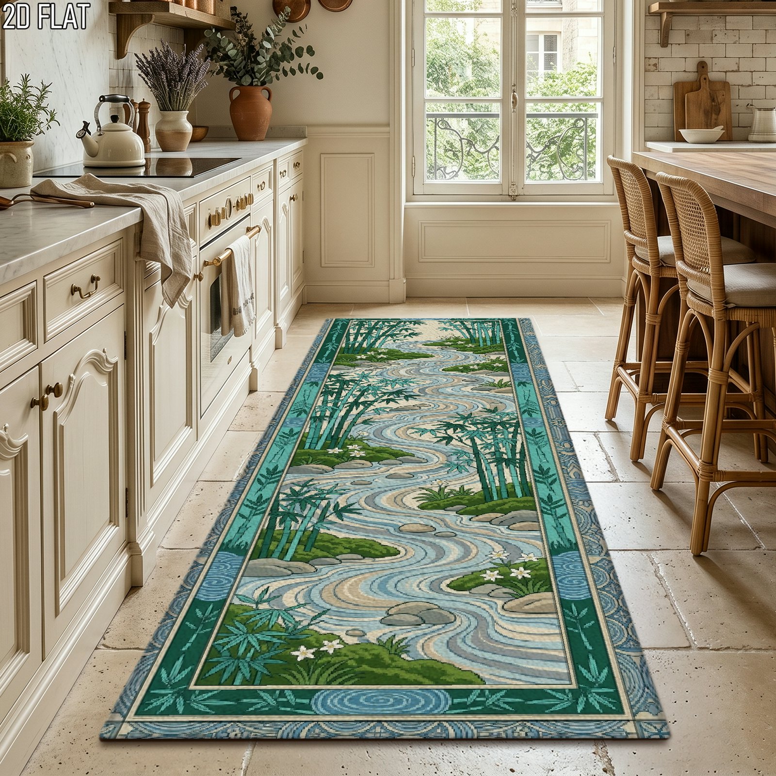 Tapete Decorativo Antiderrapan - Bamboo Bath Mat avaliação e preço