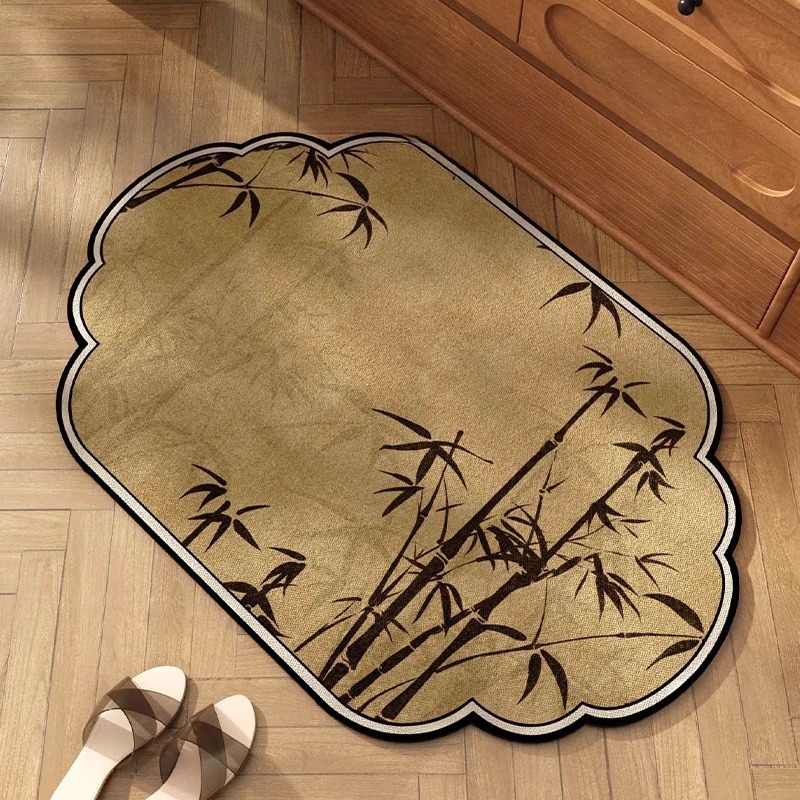 Tapetes de Banheiro Antiderrap - Bamboo Bath Mat avaliação e preço