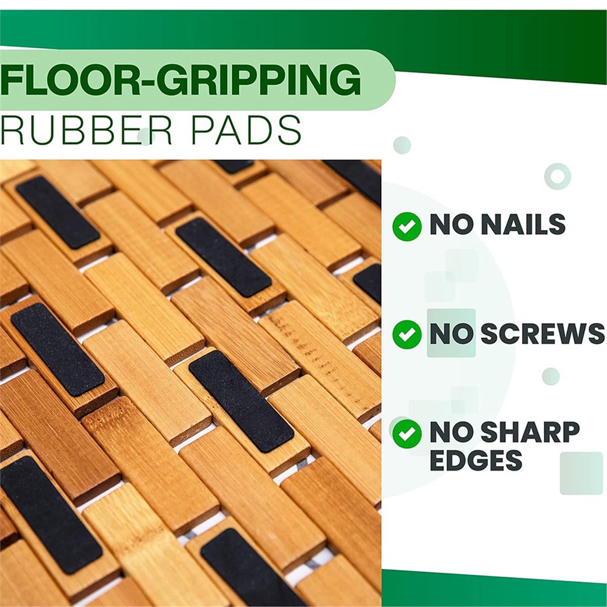 Tapete de Banho de Bambu NOCM  - Bamboo Bath Mat avaliação e preço