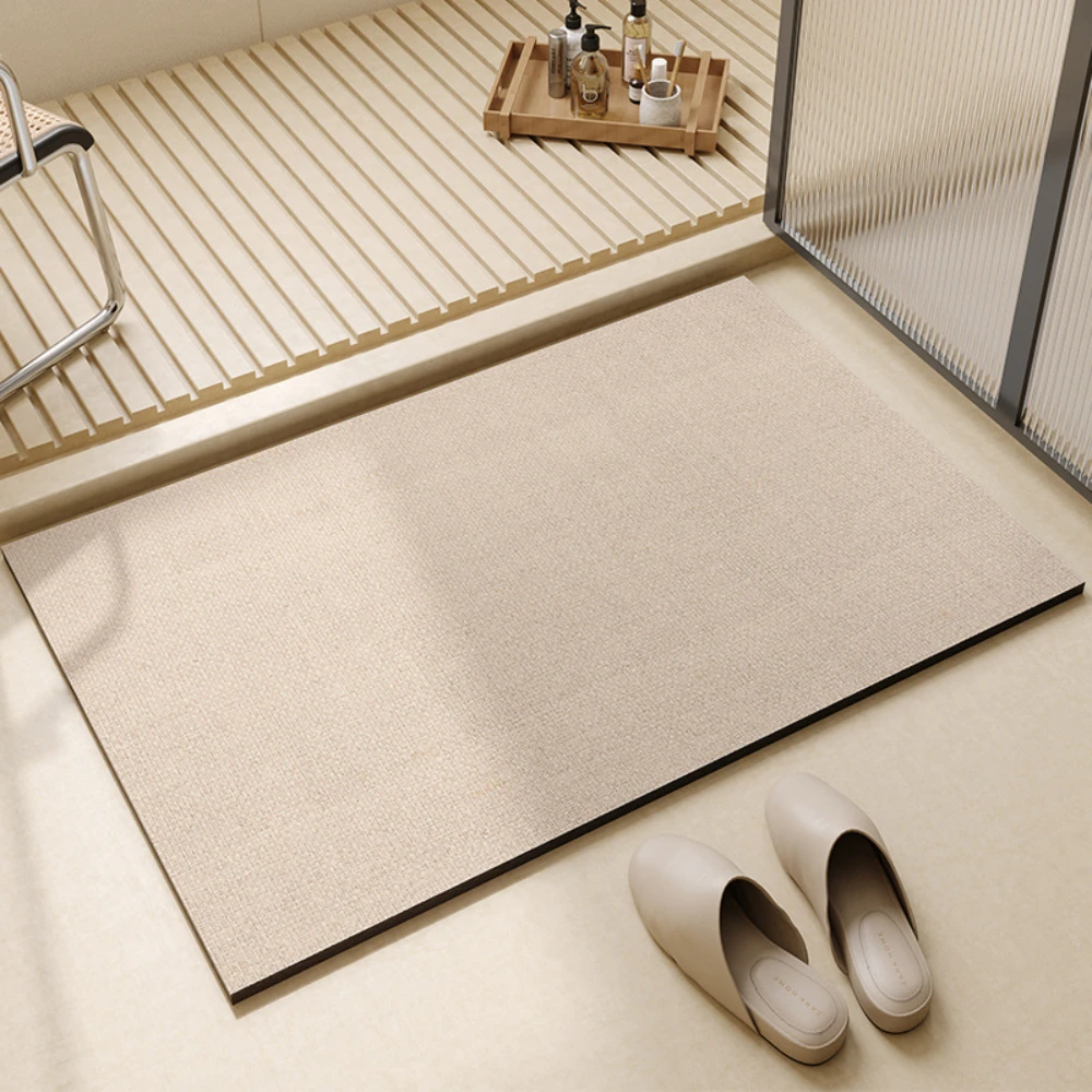 Tapete de Banho Geométrico em  - Bamboo Bath Mat avaliação e preço
