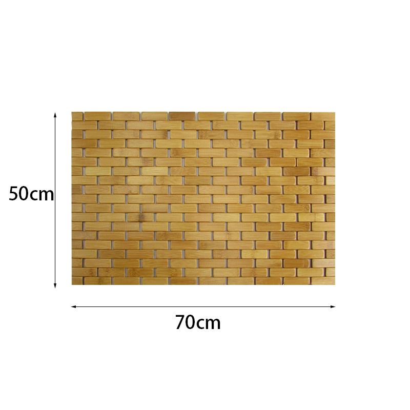 Tapete de banho de madeira de  - Bamboo Bath Mat avaliação e preço