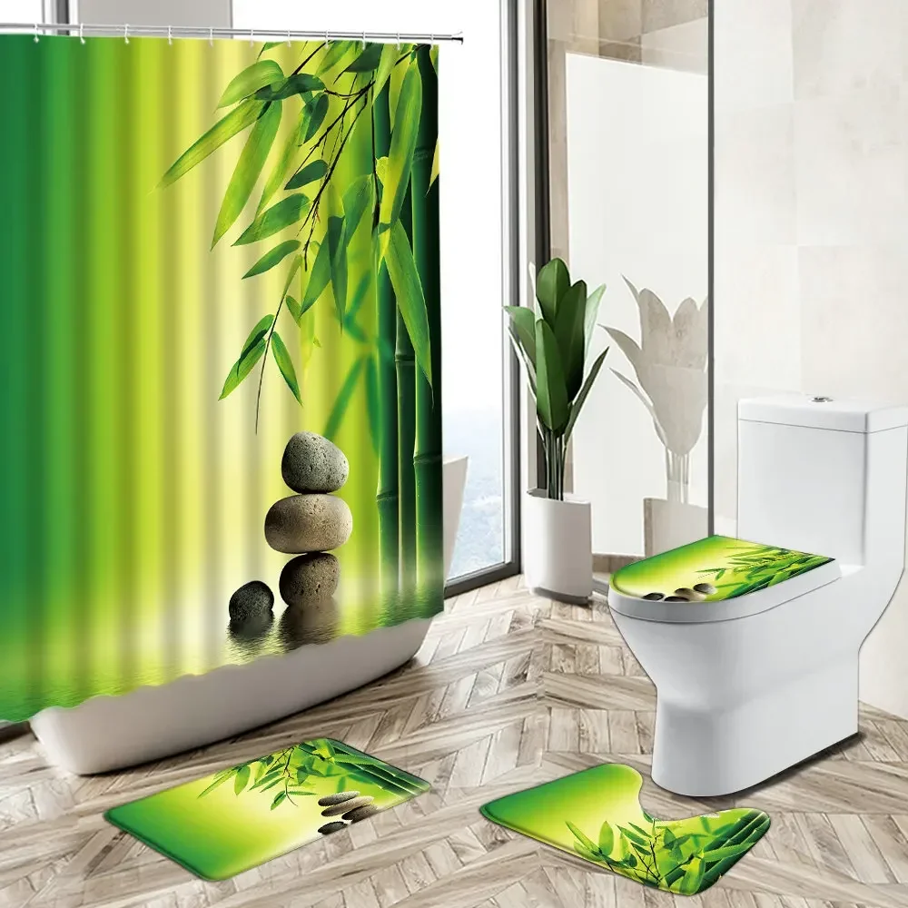 Cortina de Chuveiro com Estamp - Bamboo Bath Mat avaliação e preço